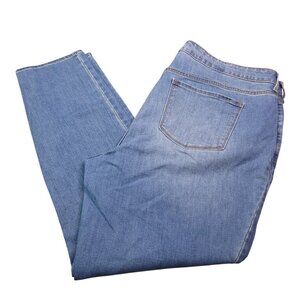 Old Navy  Womens Pop Icon Jeans 20 Plus Light Wash High Rise Stretch